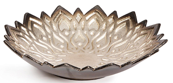 Чаша сервировочная Rhyton Maha 3222038 серебро 76×28 см 
