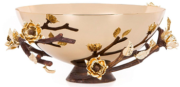 Чаша сервировочная Rhyton Anika 3210100 золотой 36×16 см 