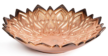 Чаша сервировочная Rhyton Maha 3222107 черный, розовый 76×28 см 