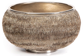 Чаша сервировочная Rhyton Nira 3020011 серебро 20×11 см 