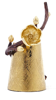 Подсвечник Rhyton Marina 3030168 золотой 9×10 см 