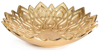 Чаша сервировочная Rhyton Maha 3222033 золотой 28×7 см 