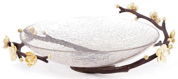Чаша сервировочная Rhyton Marina 3230291 коричневый, золотой 36×10 см 