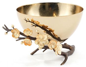 Чаша сервировочная Rhyton Marina 3210118 коричневый, золотой 23×15 см 
