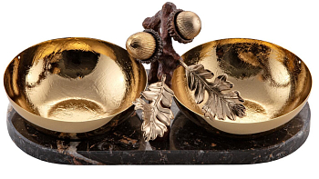 Менажница Rhyton Oak 3050121 коричневый, золотой 21×13 см 