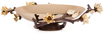 Чаша сервировочная Rhyton Anika 3210106 золотой 40×11 см 