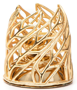 Подсвечник Rhyton Saniya 3030011 золотой 12×14 см 